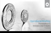 2016 Operational Briefing presentation - Macquarie Group · PAGE 8 Operating Group Market positions Developments since 1H16 Macquarie Asset Management • Top 50 global asset manager,