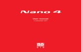 Nano 4 · x Nano 4 user manual _____ x