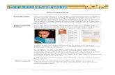 Good Habits, Great Readers © 2012 : Shared Reading · 2016-11-05 · Every day of Good Habits, Great Readers instruction begins with a twenty-five-minute, whole-class Shared Reading
