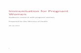 Immunisation for Pregnant Women · Influenza circulates in New Zealand seasonally each year. Pregnant women and their babies are at increased risk of severe disease and complications