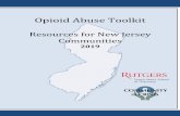 Opioid Abuse Toolkit - EMSOP · 2 PURPOSE To raise awareness of the worsening opioid epidemic nationally and in New Jersey and to provide resources for the prevention and treatment
