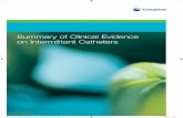 Summary of Clinical Evidence on Intermittent Catheters and Bowel... · proposed that strict aseptic technique was not necessary and that a simple, clean technique could be used instead.