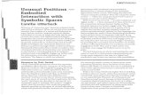 Unusual Positions Embodied Interaction with …atc.berkeley.edu/201/readings/Utterback.pdfUnusual Positions Embodied Interaction with Symbolic Spaces Camille Utterback -All fonus of