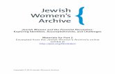 Jewish Women and the Feminist Revolution: Exploring Identities, … · 2019-04-02 · and edited their feminist haggadah, The Journey Continues. She also collaborated with the Jewish