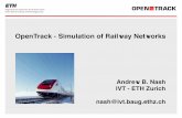 OpenTrack - Simulation of Railway Networks · 2017-03-11 · 1 1 1 Betriebsstelle * 0, 1 Stations-querschnitt betriebsstellengebiet bezeichnung sucheFahrwege() l nge steigung kilometrierung