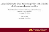 Large-scale multi-omic data integration and analysis: challenges …galaxyp.org/wp-content/uploads/2017/08/Multiomics_BICB... · 2017-08-31 · Large-scale multi-omic data integration