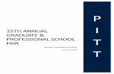 15th Annual Graduate & Professional School Fair Fair Directory... · Administrative Principals Program, Advanced Studies in Secondary Education, Weather and Climatology (M.Ed., Cert)