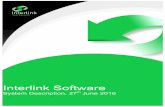 Interlink Software System Description 270616...Interlink Software System Description Page 5 of 9 2016-11-22 • Automatically track real-time technology events, performance metrics,