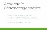 Integration of pharmacogenomics in the classroom · drug selection/drug dosing guidelines. 2. Identify specific sections of guidelines that provide clear gene and drug information