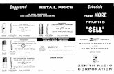 Steve's Antique Technology · for zenith schedule for more profits genuine renewal phono-cartridges and 45 rpm spindles april 1959 zenith radio corporation 45 rpm spindles for zenith
