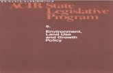 Environment, land use, and growth policy (M-96)...state Environment, Land Use and Growth Policy November 1975 Advisory Commission on Intergovernmental Relations Washington, D.C. 20575