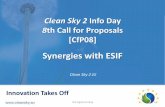 Synergies with ESIF · Synergies in Horizon Europe Programmes • Member States and Regions to promote synergies when designing their Operational 2014-2020 • Synergies with ESIF