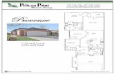 Floor Plan Flyer Sales Provence - Pelican Point Plan Flyer_Sales_Prove… · Provence 1,728 sq/ft Living 2,322 sq/ft Total Marketed by Pelican Point REALTORS® Plans and speci˜cations
