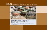 Afghanistan Country Program Evaluation, 2002–11ieg.worldbankgroup.org/sites/default/files/Data/reports/... · 2016-06-27 · 2 Afghanistan: Country Program Evaluation, 2002–11