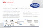 Maintain complete oversight and control of activity on all network …downloads.canon.com/nw/solution-services-mds/imageWARE... · 2019-12-06 · of billing data—on a per-project