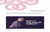BEAT 3: THE WAY OF HUMILITY - QUEST NOVATO“So God created mankind in his own image, in the image of God he created them; male and female he created them.” (Genesis 1:27) “When