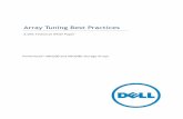 Array Tuning Best Practices - DellPowerVault MD3200 and MD3200i: Array Tuning Best Practices Page 5 1/10 provides the best overall performance for redundant disk groups. RAID 1/10