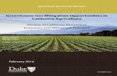 Greenhouse Gas Mitigation Opportunities in California ... · 5" " INTRODUCTION)AND)OBJECTIVES) Rangelands cover more than 22 million hectares (ha) in California, or 40–50% of the