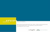 RIVM rapport 601712003 Revised proposal for the risk ... · herstel van levensgemeenschappen (CRP) twee jaar na de laatste toepassing ecologische drempelwaarde (ETP) zeven jaar na