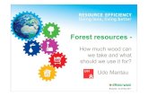 Forest resources - European Commission...forest residues C+NC, TH forest residues C+NC, HI forest residues C+NC, ME forest residues C+NC, LO Wood resource balance – How much can