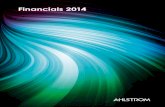 Financials 2014...4 REPORT OF OPERATIONS Ahlstrom Financials 2014 Medical Net sales fell by 7.6% to EUR 132.0 million. Higher sales of SMS-based (spunbond-meltblow-spunbond technology)