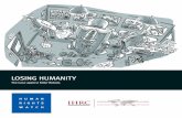 LOSING HUMANITY - Colombia sin minas · 2016-07-20 · 1 NOVEMBER 2012 Summary With the rapid development and proliferation of robotic weapons, machines are starting to take the place