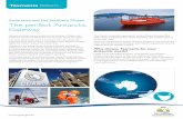Antarctic and the Southern Ocean The perfect Antarctic Gateway · 2019-08-07 · Antarctica, the sub-Antarctic islands and the Southern Ocean. It is the preferred location for Australia’s