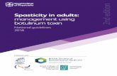 Spasticity in adults: management using botulinum toxin · • Spasticity management is challenging due to the diversity of patient presentation and goals or aims of treatment. It
