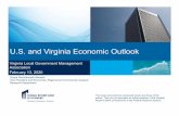 U.S. and Virginia Economic Outlook€¦ · Construction Manufacturing Trade, Transportation & Utilities Information Financial Activities Professional & Business Services Education