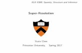 Super-Resolution - Princeton UniversitySuper-resolution 10-6 Application: multipath communication channels In wireless communications, transmitted signals typically reach receiver