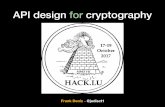 API design for cryptography - Hack.lu 2017 · 2017-10-22 · CAST-128 Camellia GOST DES IDEA RC2 RC4 RC5 RC6 SEED 3DES Twoﬁsh. AES Blowﬁsh CAST-128 Camellia GOST DES IDEA RC2