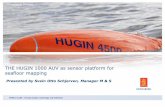 THE HUGIN 1000 AUV as sensor platform fordepartements.imt-atlantique.fr/data/iti/seafloor/... · 2010-07-12 · THE HUGIN 1000 AUV as sensor platform for seafloor mapping Presented