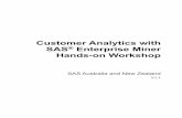 Customer Analytics with SAS Enterprise Miner Hands-on …...Open Customer Analytics RPM.xlsx from D:\workshop\catour. Before modelling, let’s first explore the data and understand