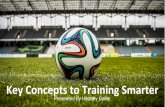 Key Concepts to Training Smarter - Amazon Web Services · -Goal is to turn on these muscle groups (Hamstrings, Quads, Hip Flexors, Glutes)-Studies have shown when these muscles groups