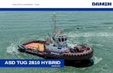 EXECUTIVE SUMMARY - TUGS - Damen Group...TITLETUGS SUBASD TUG TITLE (optional 2810 HYBRID- sample is given in the notes below) DIESEL ELECTRIC PROPULSION SYSTEM Selective Catalytic