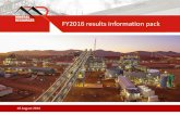 FY2016 results information pack - Amazon S3 ... mineral processing and mining infrastructure Pit to