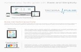 Reports and Dashboards · ability to provide a safe and efficient patient environment. Using Tacera Pulse’senterprise level Reporting module, healthcare facilities can aggregate