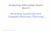Business Continuity and Disaster Recovery Planning€¦ · Business Continuity Planning (BCP) and Disaster Recovery Planning (DRP) •Operating disruptions can occur with or without