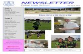 NEWSLETTER...Monday 13th May 10:30am NEWSLETTER 5th April, 2013 Where There’s a Will There’s a Way Positive Behaviour ... hair analysis and studying DNA. Besides emulating Horatio,