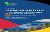THE EEB’S MEMORANDUM · 2020-06-30 · The historic, ongoing and projected rise in global temperature, sea level rise, natural hazard threats, biodiversity loss, plastic pollution