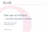 The rise of FinTech - Bovill...The rise of FinTech Gillian Roche-Saunders Victoria Aderounmu January 2016 What is Fintech? Oxford Dictionary What is Fintech? Financial technology,