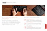 TrackPoint Keyboard II Datasheet - Lenovo...1 x Nano USB-A Receiver 1 x USB-C to USB-A Charging Cable (1 m) Product Documents Interface Bluetooth® 5.0 and 2.4 GHz Wireless via Nano