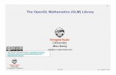 The OpenGL Mathematics (GLM) mjb/cs550/Handouts/GLM.1pp.pdfآ  mjb â€“August 27, 2019 1 Computer Graphics