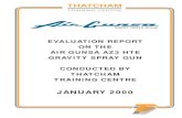 EVALUATION REPORT ON THE AIR GUNSA AZ3 HTE GRAVITY … · 2008-06-16 · 2 OBJECTIVE To determine the paint transfer efficiency (weight) of the Air Gunsa AZ3 HTE gravity spray gun.