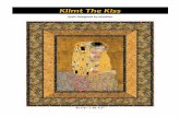 Klimt The Kiss - equilter.com1 Klimt Kiss panel • Trim to 22 1/2" x 36 1/2", centering the panel. 3/4 yard Gilded Tiles Print • 5 strips 4 1/2" x WOF for border. 3/4 yard black