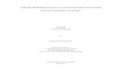 SEISMIC PERFORMANCE EVALUATION OF PORT CONTAINER …€¦ · SEISMIC PERFORMANCE EVALUATION OF PORT CONTAINER CRANES ALLOWED TO UPLIFT A Thesis Presented to The Academic Faculty by