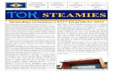 March, 2014 Issue No. 19 TOK STEAMIESSusil brings to Steamships valuable experience in the areas of compliance, governance and safety. Her consid-erable community involvement with