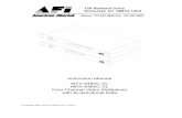 American Fibertek - Instruction Manual MTX-8485C …classic.americanfibertek.com/product_info/manuals/8xxxC...3 INSTALLATION AND OPERATION INSTRUCTIONS INTRODUCTION Thank you for purchasing
