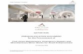 QATAR RAIL PREQUALIFICATION DOCUMENT for the … · emergency repairs works on the Qatar Rail civil asset structures. For other civil asset maintenance and minor civil, MEP and architectural