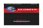 Globsyn Management Journal (GMJ)€¦ · Ex -Head HR, Tata Steel Dr. Tridib Mazumdar Dr. S. Sahney Whitman School of Management, US Dr. Malabika Roy Department of Economics, Jadavpur